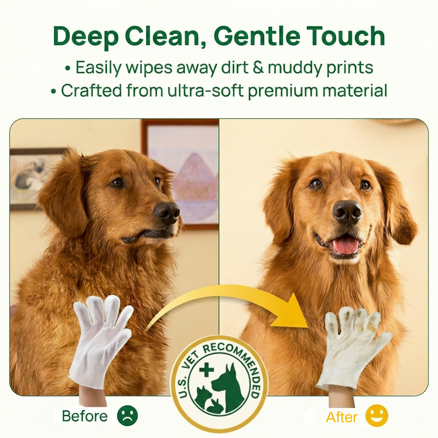 Quick Bath - #1 Dog Glove Wipes