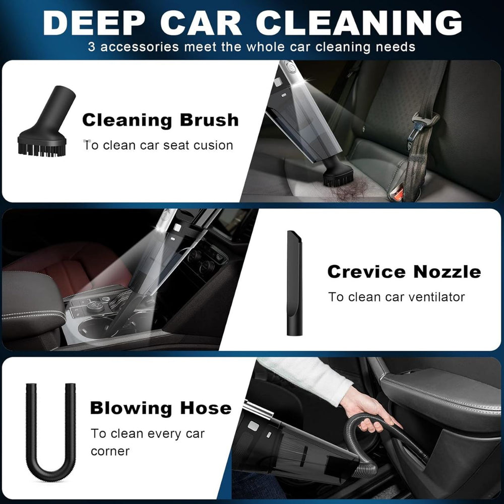 Portable Car Vacuum Cleaner – High Power Suction