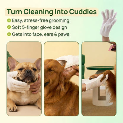 Quick Bath - #1 Dog Glove Wipes