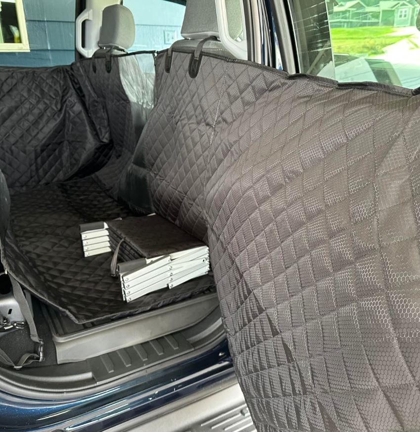 XL Floor Cover for Full-Size Crew Cab Trucks with Fold Up Seats